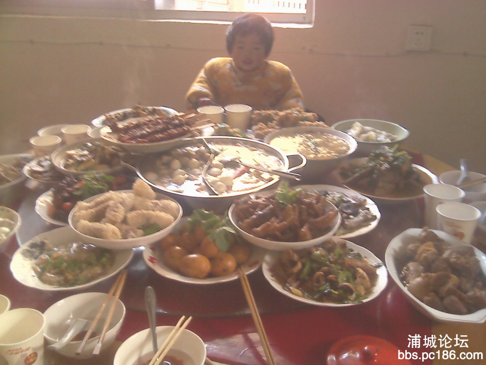 我宝贝女儿独享年夜大餐
