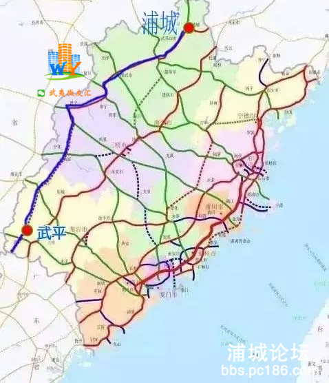 浦城至武平高速公路拟新增一高速出入口