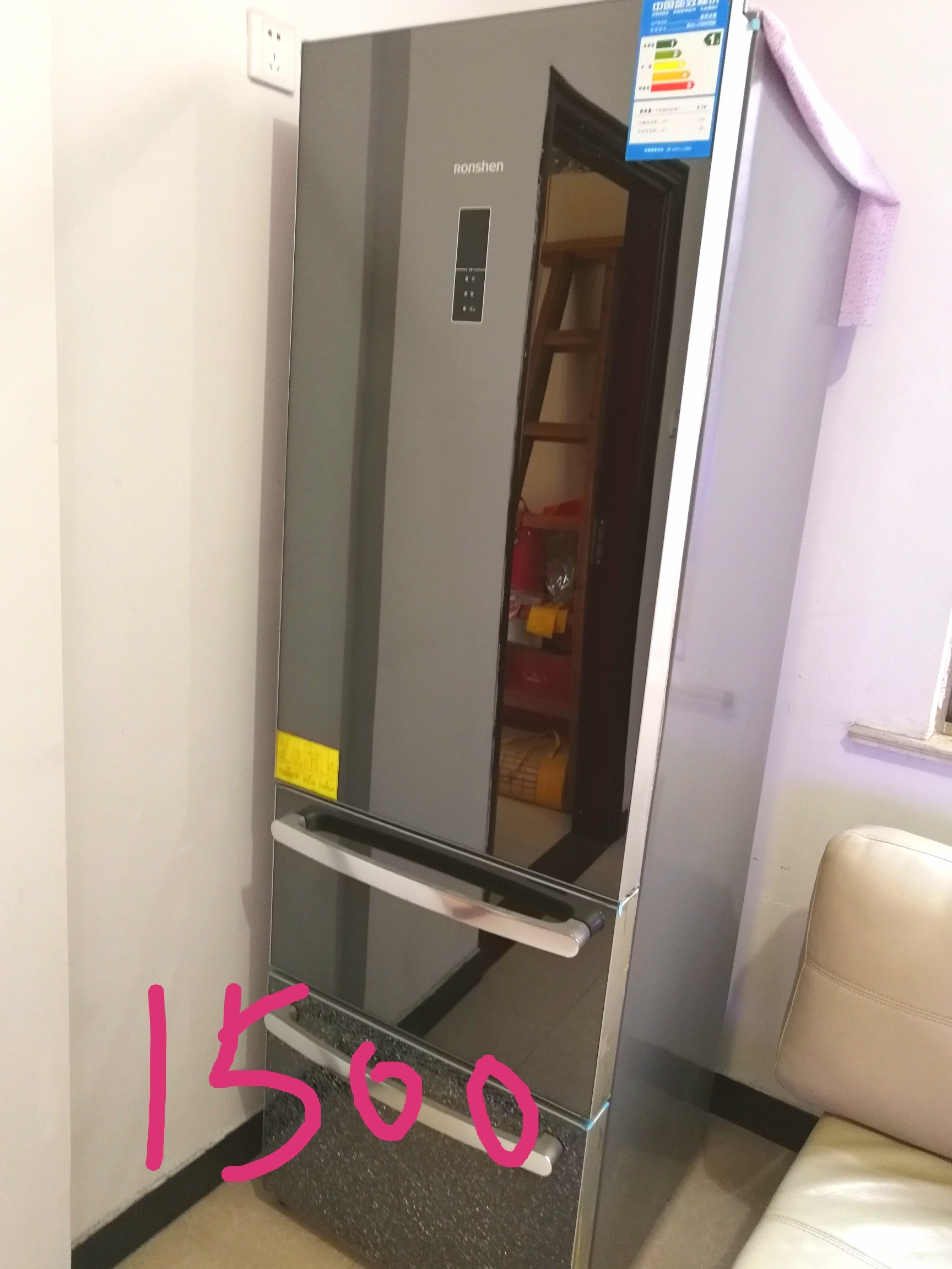 超大冰箱，85成新，一级节能环保冰箱